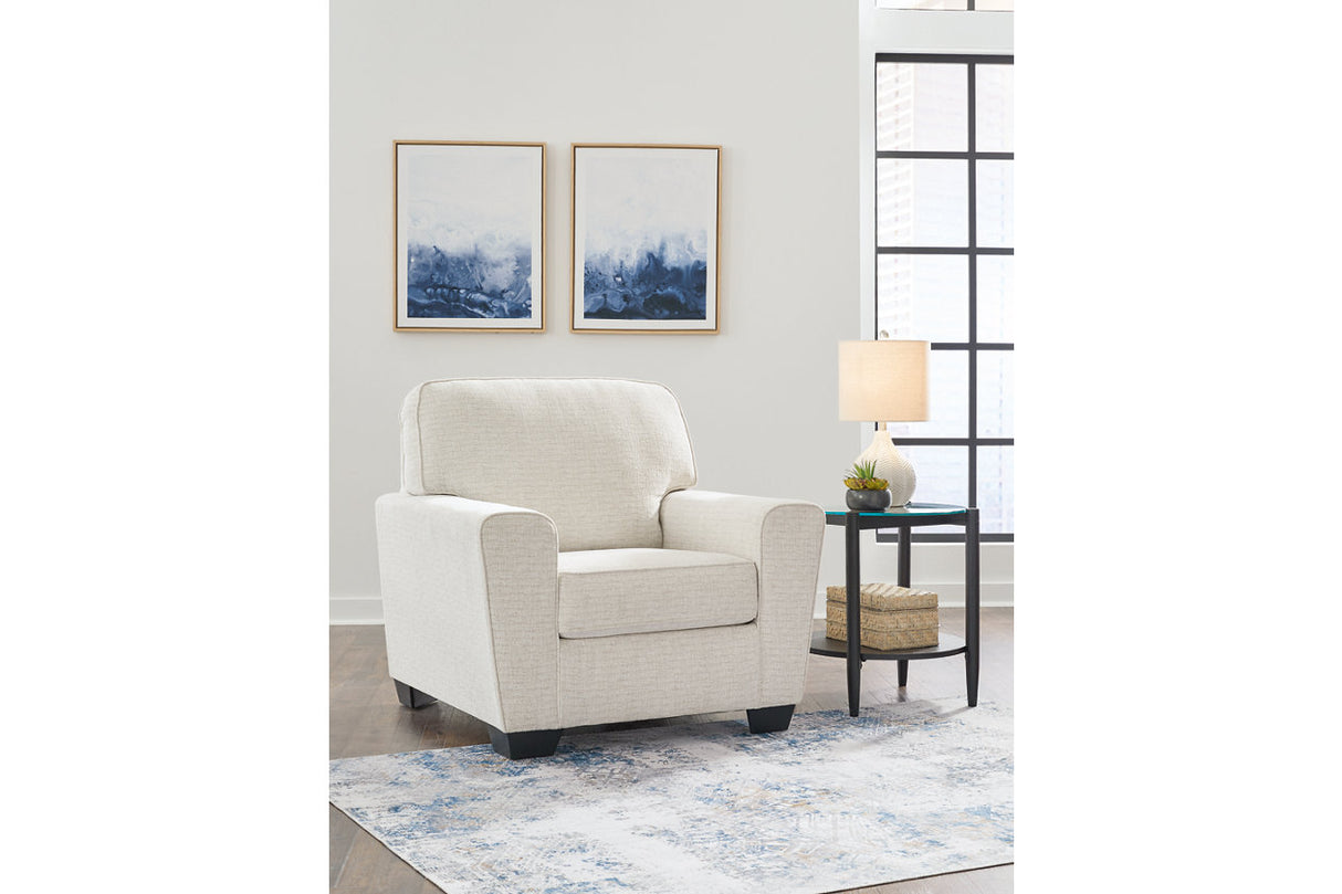 Cashton Snow Sofa, Loveseat, Chair and Ottoman -  Ashley - Luna Furniture