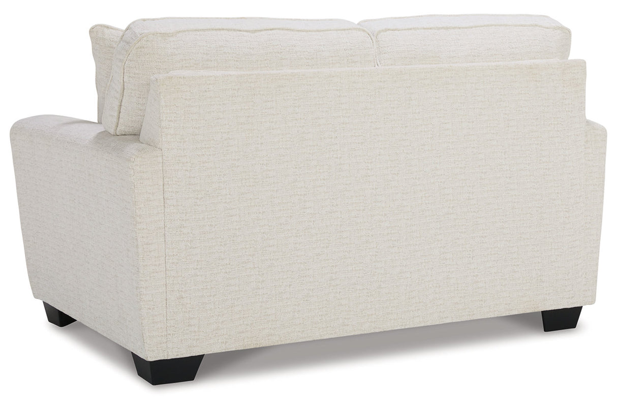 Cashton Snow Sofa, Loveseat, Chair and Ottoman -  Ashley - Luna Furniture