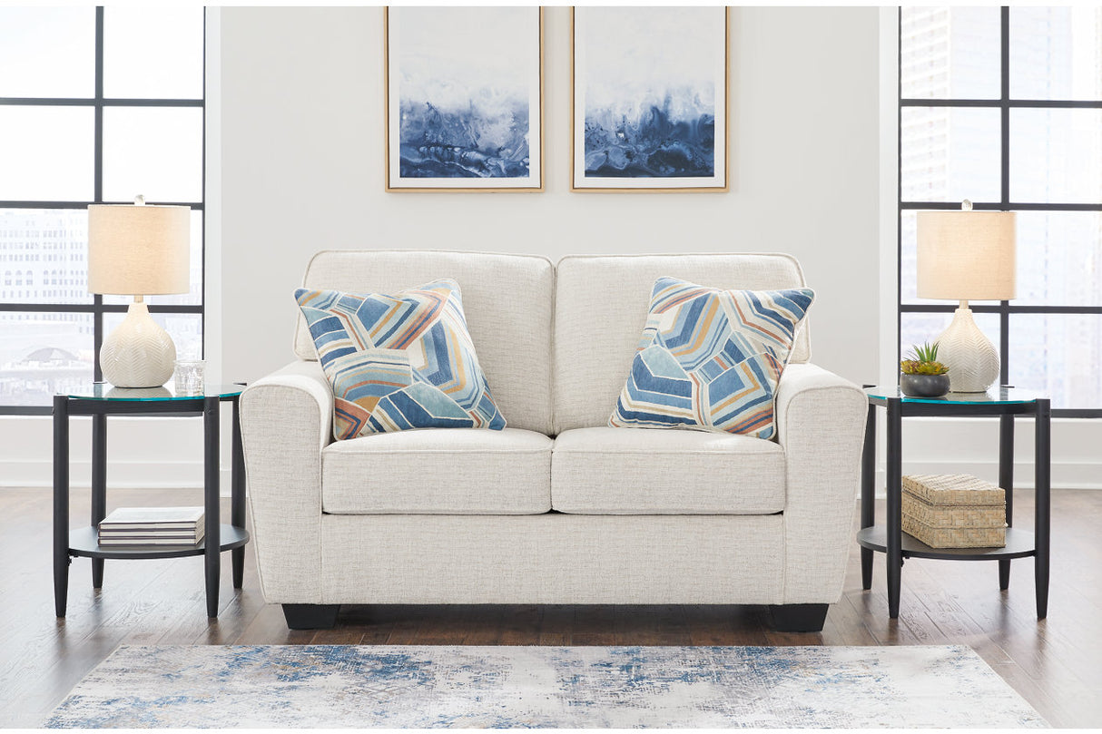 Cashton Snow Sofa, Loveseat, Chair and Ottoman -  Ashley - Luna Furniture