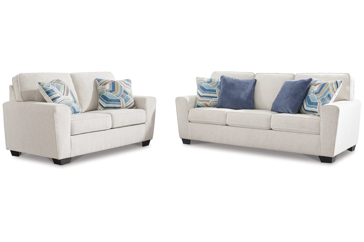 Cashton Snow Sofa and Loveseat -  Ashley - Luna Furniture