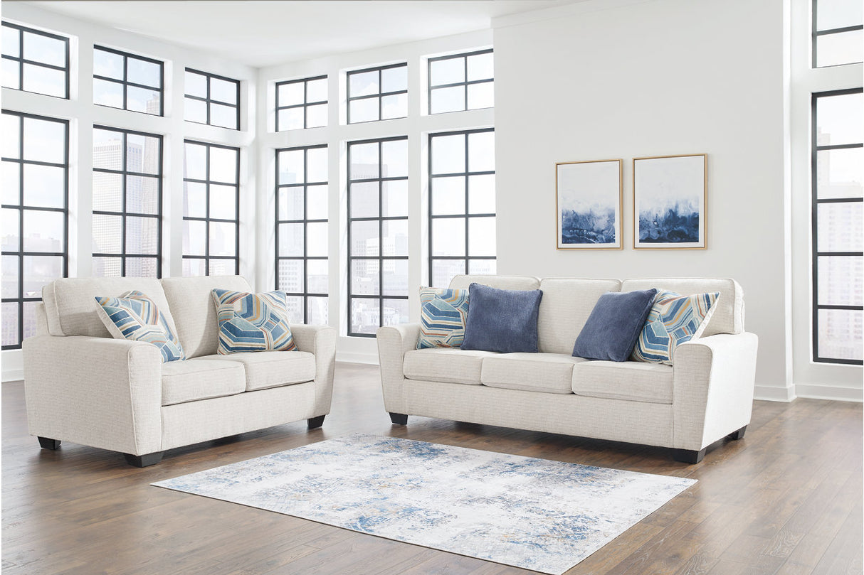 Cashton Snow Sofa and Loveseat -  Ashley - Luna Furniture