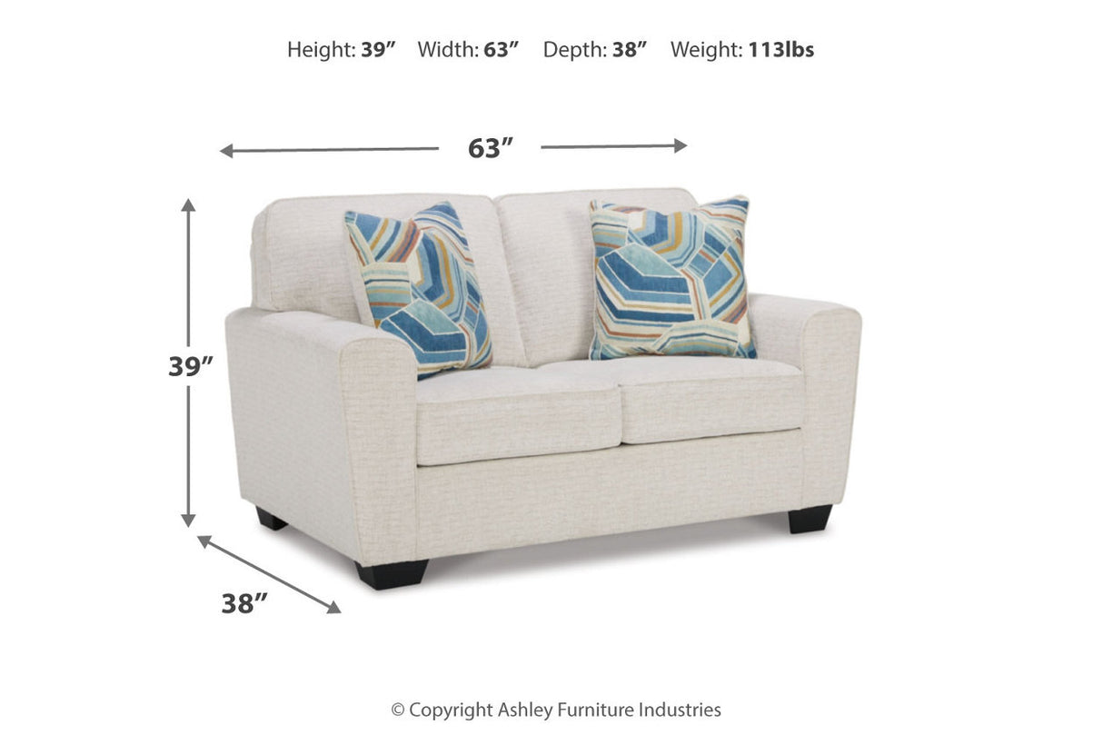 Cashton Snow Sofa and Loveseat -  Ashley - Luna Furniture