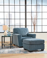 Cashton Blue Living Room Set -  Ashley - Luna Furniture