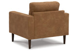 Telora Caramel Sofa, Loveseat, Chair and Ottoman -  Ashley - Luna Furniture