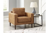 Telora Caramel Sofa, Loveseat, Chair and Ottoman -  Ashley - Luna Furniture