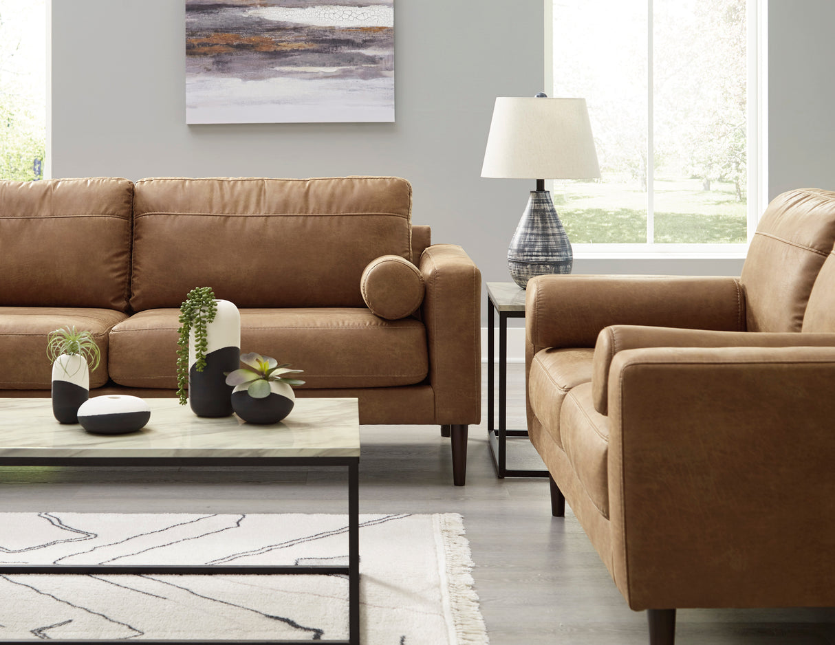 Telora Caramel Living Room Set -  Ashley - Luna Furniture