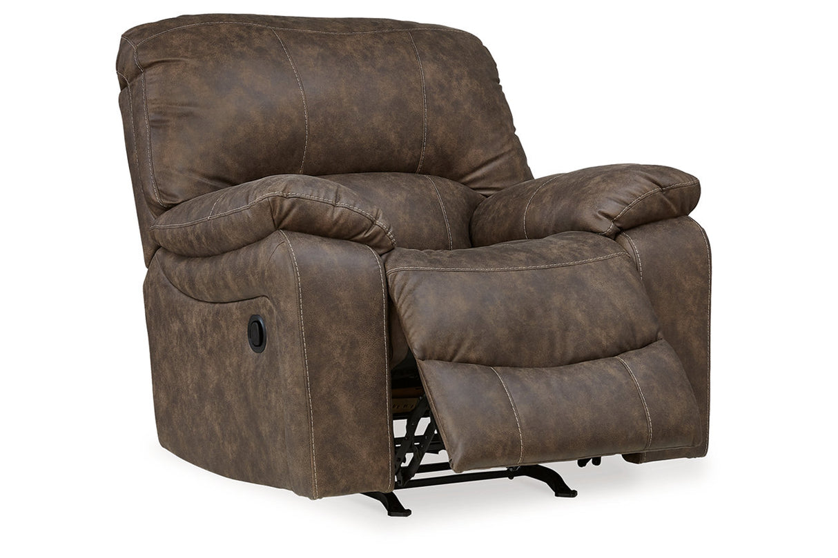 Kilmartin Chocolate Reclining Sofa, Loveseat and Recliner -  Ashley - Luna Furniture