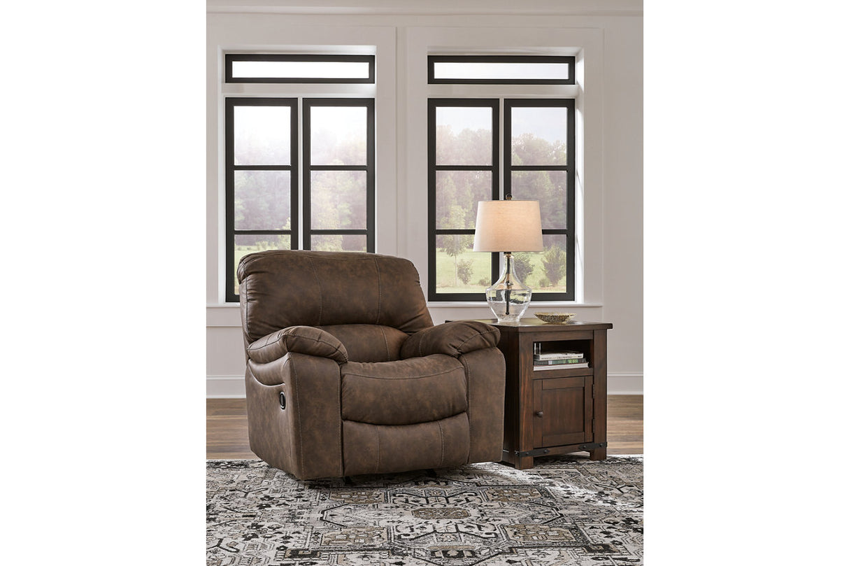 Kilmartin Chocolate Reclining Sofa, Loveseat and Recliner -  Ashley - Luna Furniture