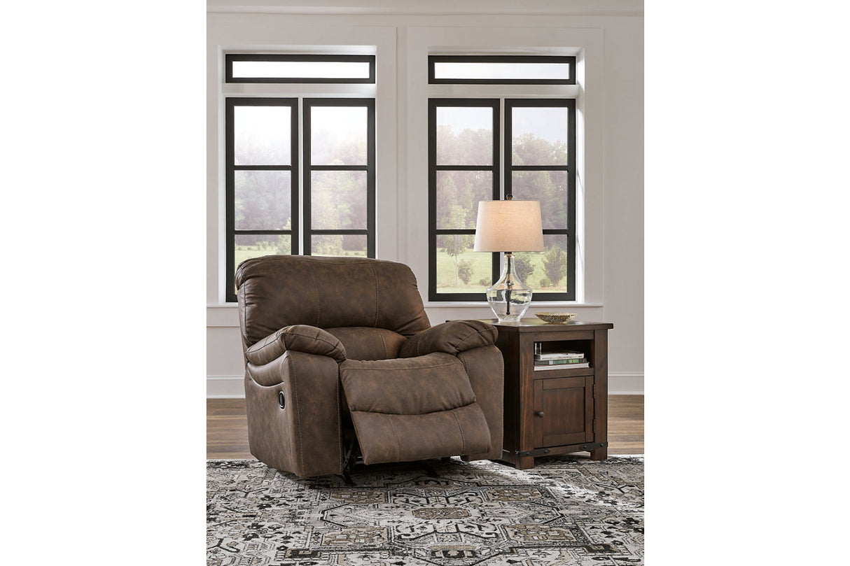 Kilmartin Chocolate Reclining Sofa, Loveseat and Recliner -  Ashley - Luna Furniture