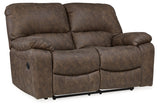 Kilmartin Chocolate Reclining Sofa, Loveseat and Recliner -  Ashley - Luna Furniture