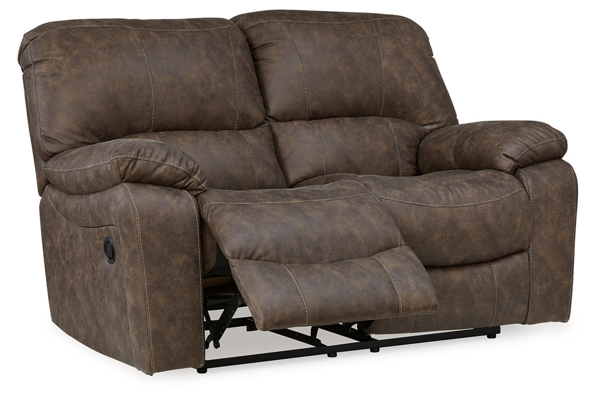 Kilmartin Chocolate Reclining Sofa, Loveseat and Recliner -  Ashley - Luna Furniture