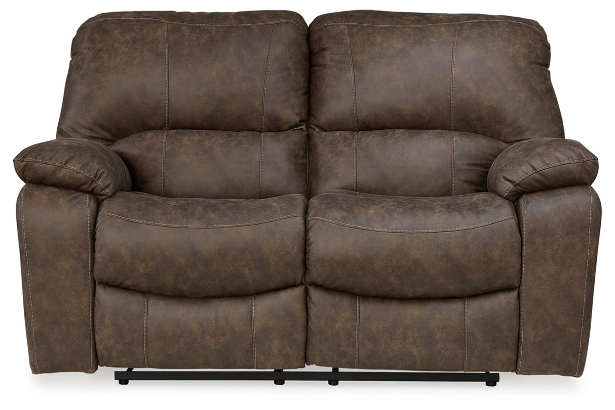 Kilmartin Chocolate Reclining Sofa, Loveseat and Recliner -  Ashley - Luna Furniture