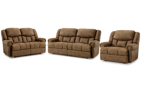 Boothbay Auburn Power Reclining Sofa, Loveseat and Recliner -  Ashley - Luna Furniture
