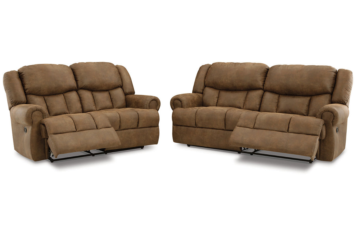 Boothbay Auburn Reclining Living Room Set -  Ashley - Luna Furniture