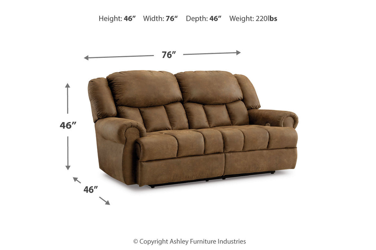 Boothbay Auburn Power Reclining Sofa, Loveseat and Recliner -  Ashley - Luna Furniture