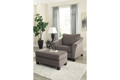 Nemoli Slate Chair and Ottoman -  Ashley - Luna Furniture