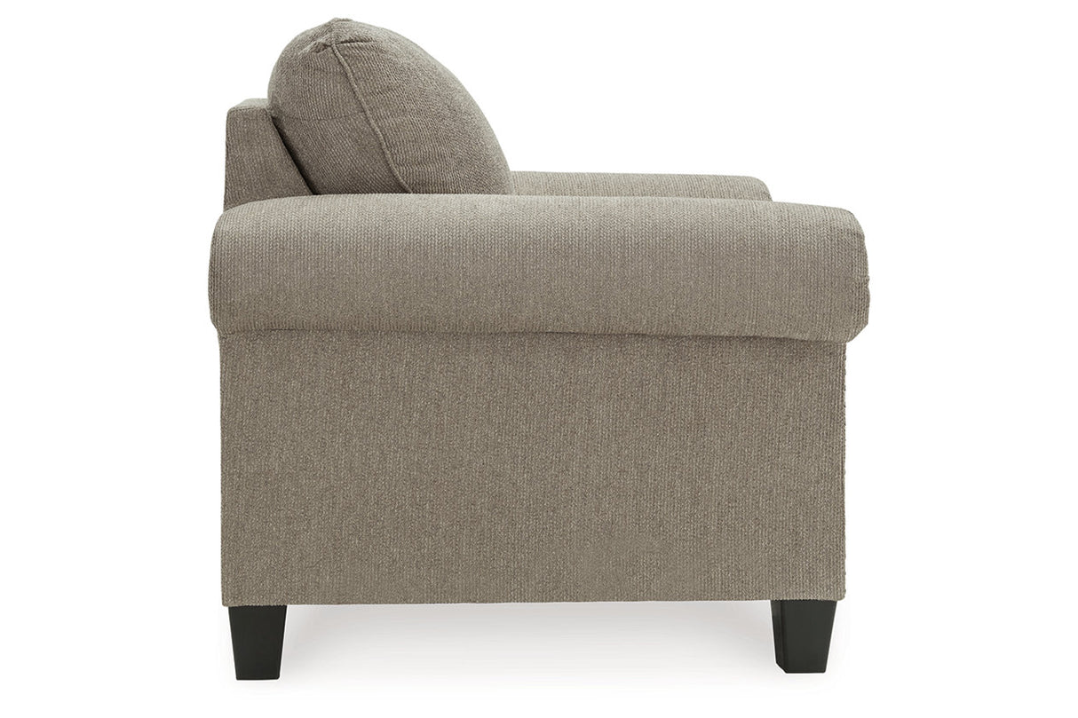 Shewsbury Pewter Sofa, Loveseat and Chair -  Ashley - Luna Furniture