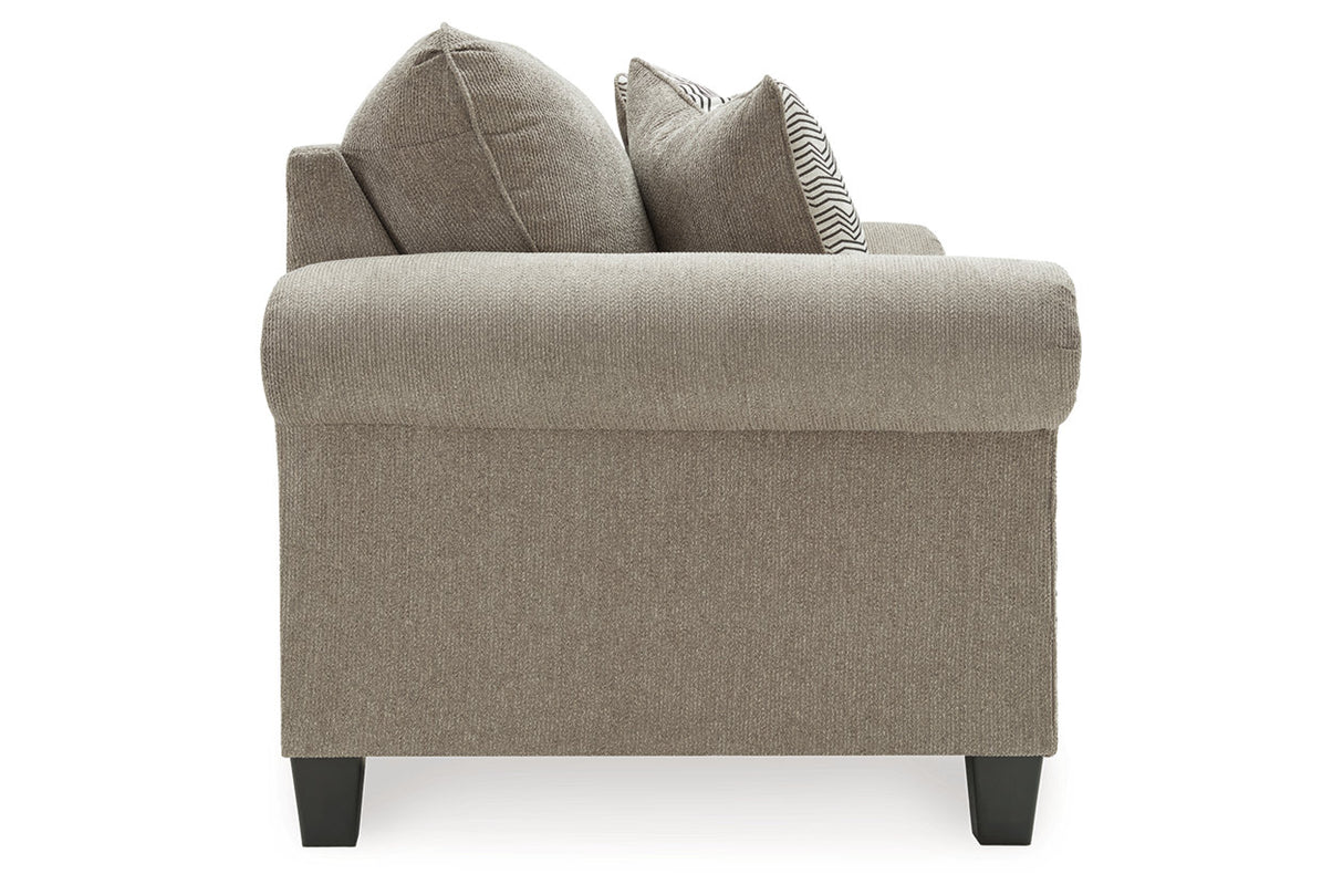 Shewsbury Pewter Sofa, Loveseat and Chair -  Ashley - Luna Furniture