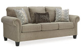 Shewsbury Pewter Sofa, Loveseat and Chair -  Ashley - Luna Furniture