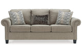 Shewsbury Pewter Sofa, Loveseat and Chair -  Ashley - Luna Furniture