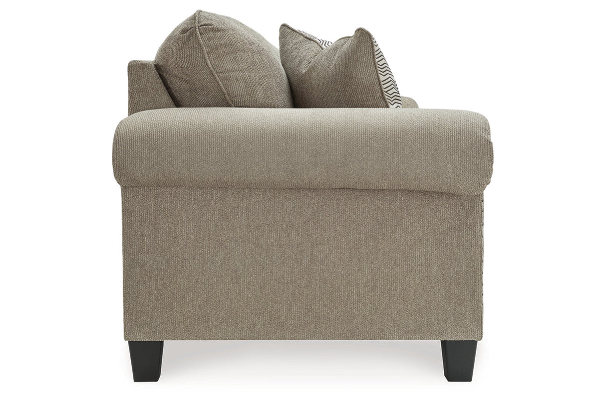 Shewsbury Pewter Sofa, Loveseat and Chair -  Ashley - Luna Furniture