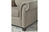 Shewsbury Pewter Sofa, Loveseat and Chair -  Ashley - Luna Furniture