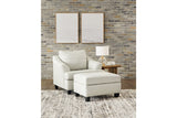 Genoa Coconut Oversized Chair and Ottoman -  Ashley - Luna Furniture