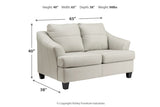 Genoa Coconut Sofa, Loveseat, Oversized Chair and Ottoman -  Ashley - Luna Furniture