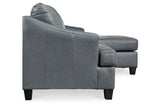 Genoa Steel Chaise Sofa and Oversized Chair -  Ashley - Luna Furniture