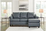 Genoa Steel Chaise Sofa and Oversized Chair -  Ashley - Luna Furniture