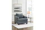 Genoa Steel Sofa, Loveseat, Oversized Chair and Ottoman -  Ashley - Luna Furniture