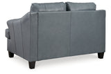 Genoa Steel Sofa, Loveseat, Oversized Chair and Ottoman -  Ashley - Luna Furniture