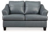 Genoa Steel Sofa, Loveseat, Oversized Chair and Ottoman -  Ashley - Luna Furniture