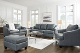 Genoa Steel Leather Living Room Set -  Ashley - Luna Furniture