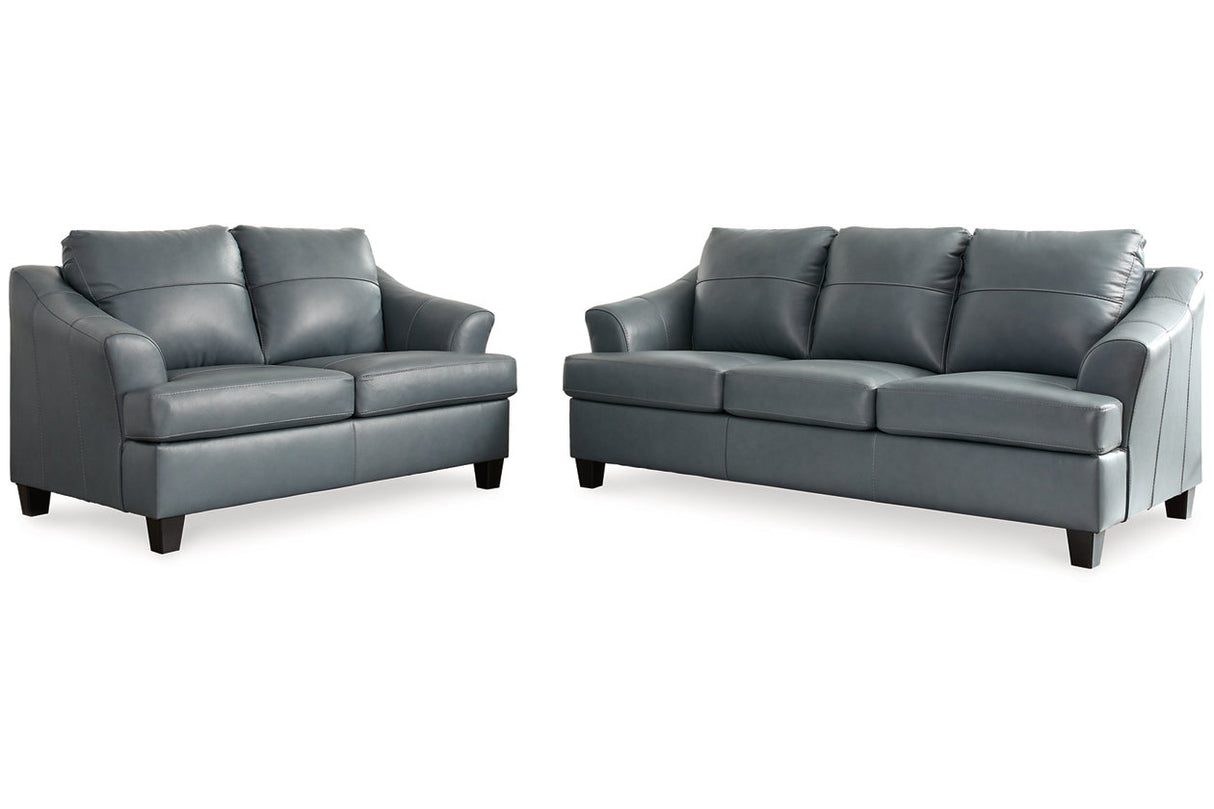 Genoa Steel Sofa and Loveseat -  Ashley - Luna Furniture