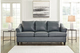 Genoa Steel Sofa, Loveseat, Oversized Chair and Ottoman -  Ashley - Luna Furniture