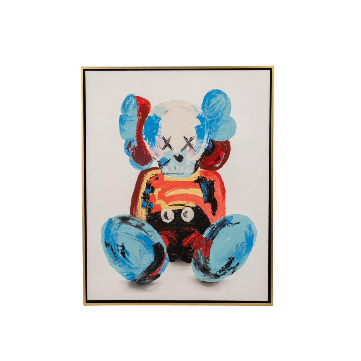 47x59, Hand Painted Colorful Clown, Multi from Sagebrook Home - Luna Furniture