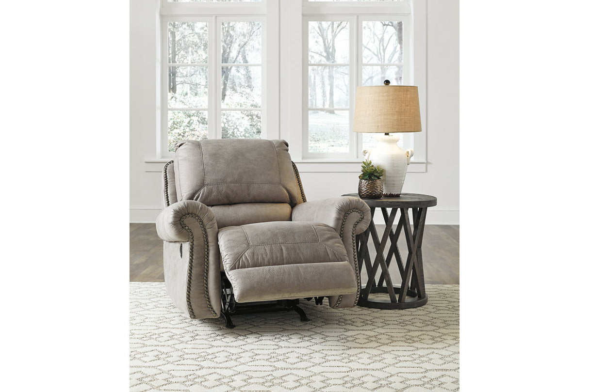 Olsberg Steel Sofa, Loveseat, Recliner, and Ottoman -  Ashley - Luna Furniture