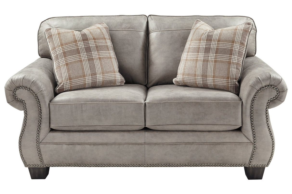 Olsberg Steel Sofa, Loveseat and Recliner -  Ashley - Luna Furniture