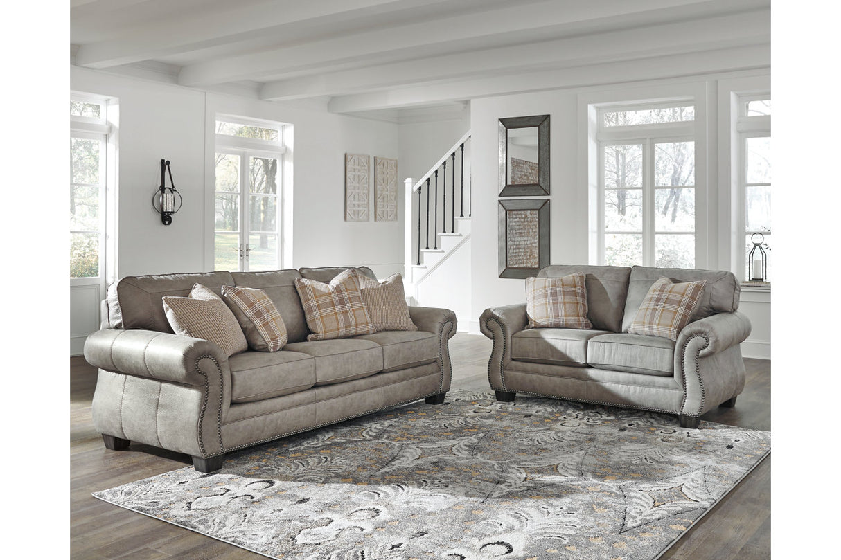 Olsberg Steel Sofa and Loveseat -  Ashley - Luna Furniture