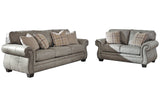 Olsberg Steel Sofa and Loveseat -  Ashley - Luna Furniture