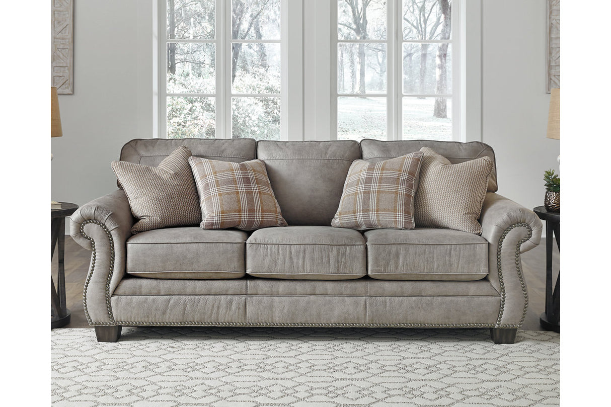 Olsberg Steel Sofa and Loveseat -  Ashley - Luna Furniture