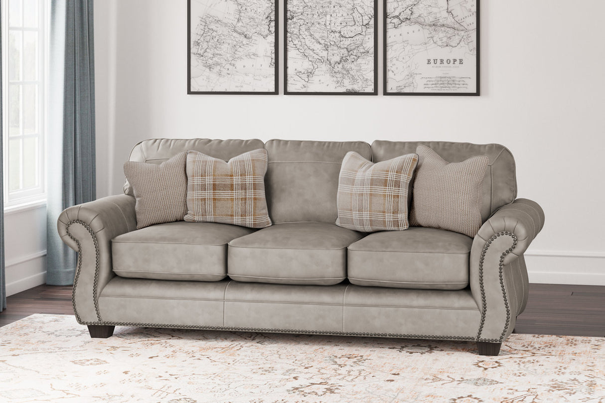 Olsberg Steel Sofa, Loveseat, Recliner, and Ottoman -  Ashley - Luna Furniture