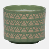 5" 15oz Aztec Citro Candle, Green from Sagebrook Home - Luna Furniture