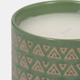 5" 15oz Aztec Citro Candle, Green from Sagebrook Home - Luna Furniture