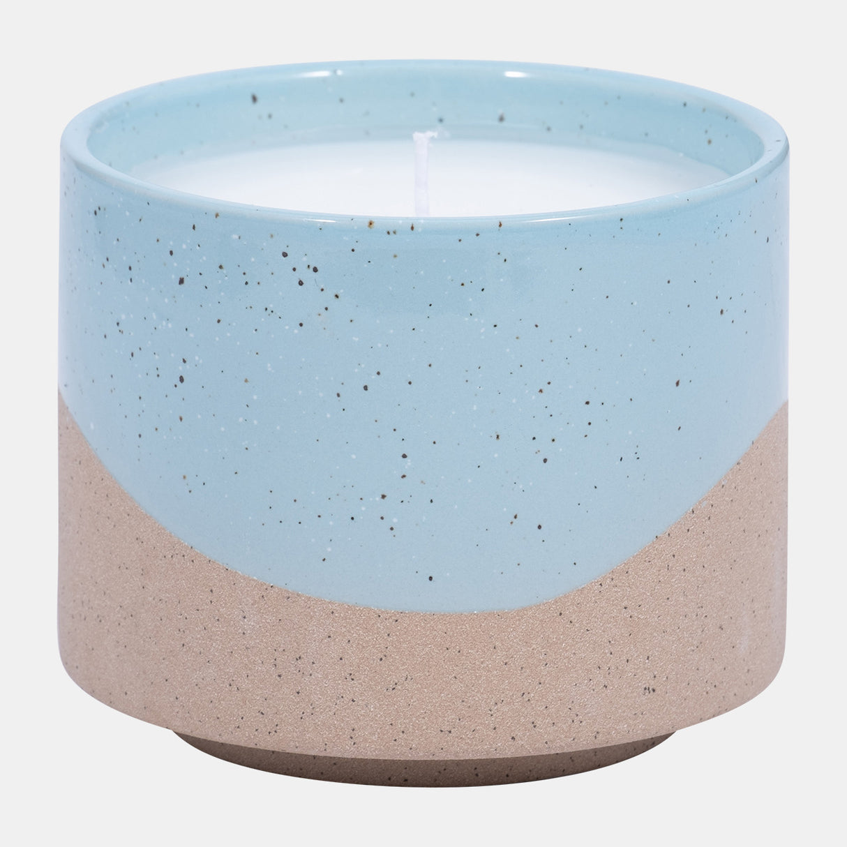 5" 15oz Wave Citro Candle, Aqua from Sagebrook Home - Luna Furniture