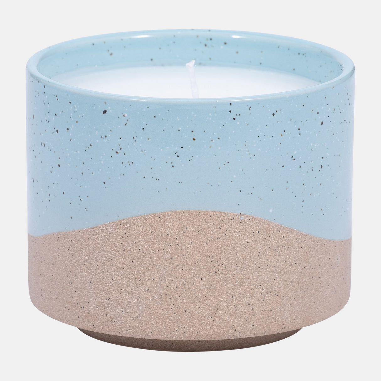 5" 15oz Wave Citro Candle, Aqua from Sagebrook Home - Luna Furniture