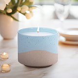 5" 15oz Wave Citro Candle, Aqua from Sagebrook Home - Luna Furniture