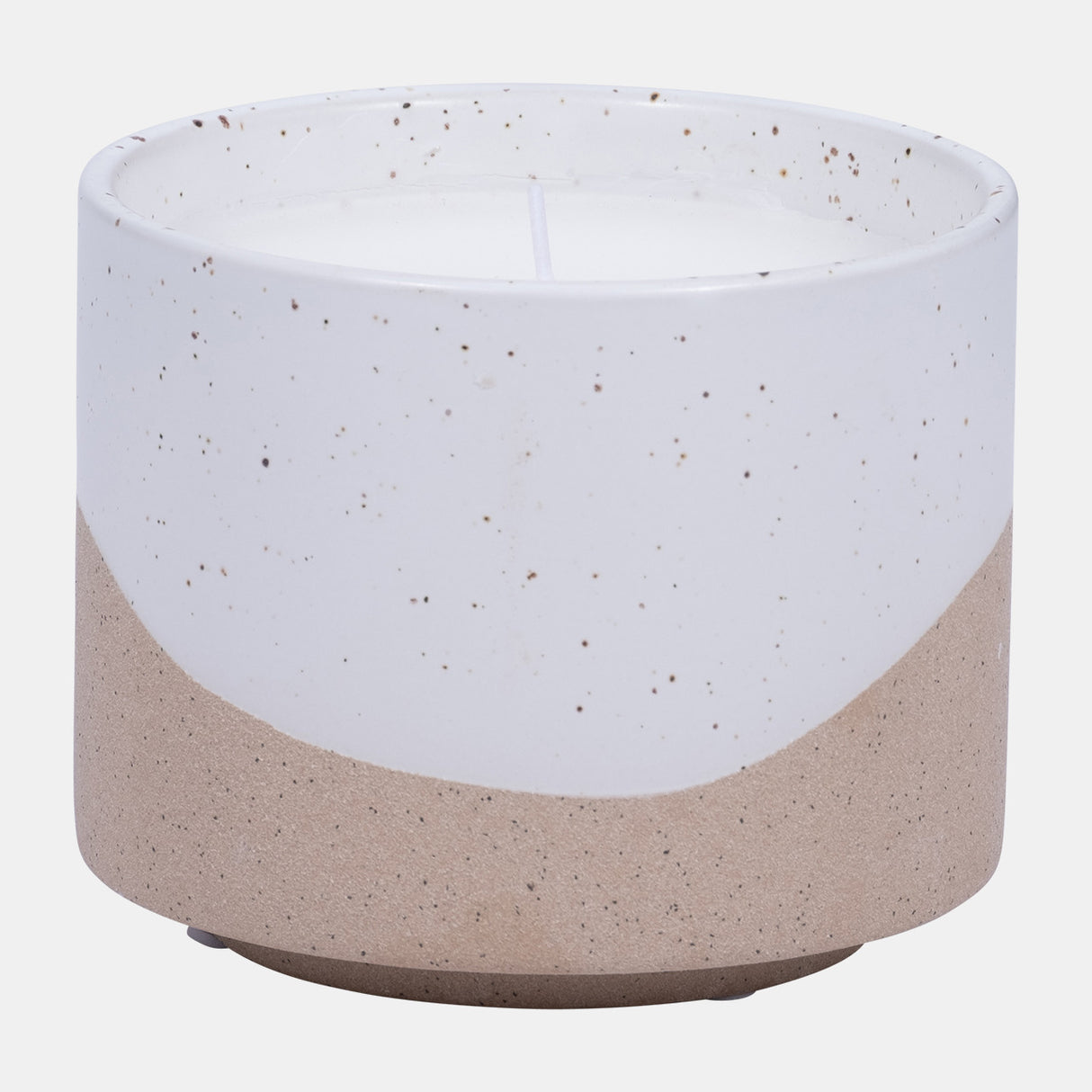 5" 15oz Wave Citro Candle, Ivory from Sagebrook Home - Luna Furniture