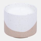 5" 15oz Wave Citro Candle, Ivory from Sagebrook Home - Luna Furniture